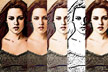Pencil Pixels Grunge Comic Multifile example image